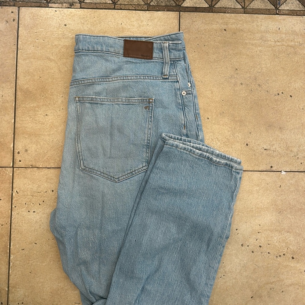 Madewell women’s the curvy perfect vintage jean 32 inch light wash